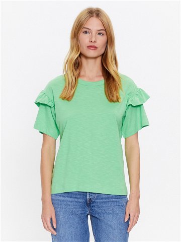 Selected Femme T-Shirt 16079837 Zelená Loose Fit