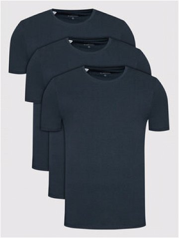 Selected Homme 3-dílná sada T-shirts New Pima 16076191 Tmavomodrá Regular Fit