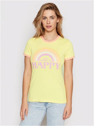 Brave Soul T-Shirt LTS-544JULIET Žlutá Regular Fit