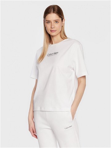 Calvin Klein T-Shirt Coordinates Logo Graphic K20K204996 Bílá Relaxed Fit