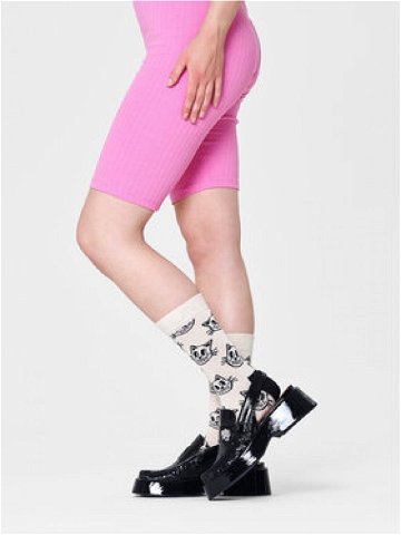 Happy Socks Klasické ponožky Unisex CAT01-9100 Béžová