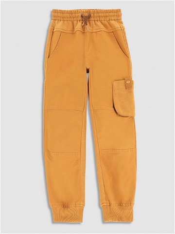 Coccodrillo Teplákové kalhoty WC3119101DWK Žlutá Slim Fit