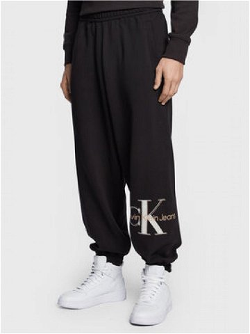 Calvin Klein Jeans Teplákové kalhoty J30J322482 Černá Regular Fit