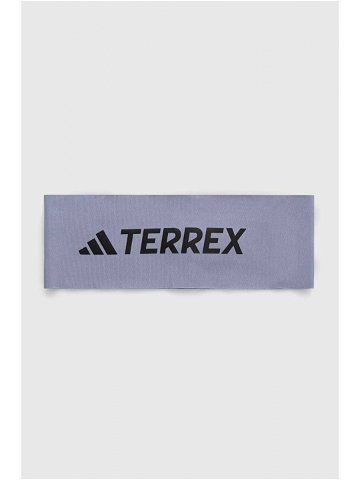 Čelenka adidas TERREX fialová barva