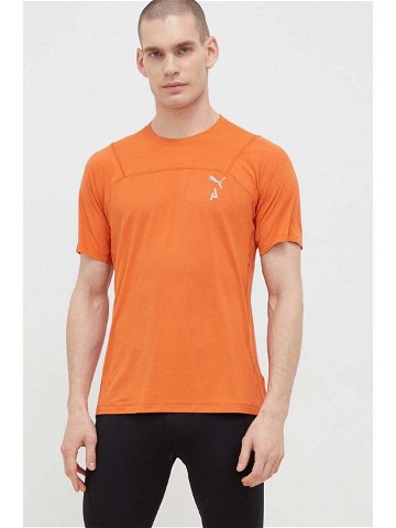 Běžecké tričko Puma Seasons oranžová barva