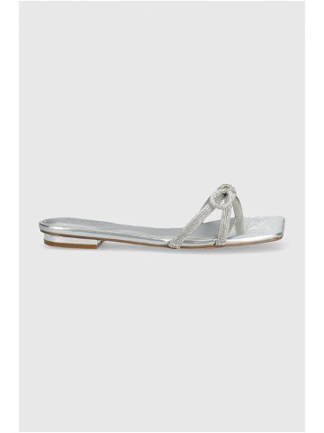 Pantofle Aldo Glimmera dámské stříbrná barva 13571659 Glimmera