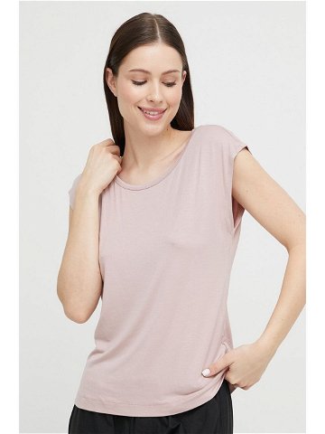 Pyžamové tričko Calvin Klein Underwear růžová barva