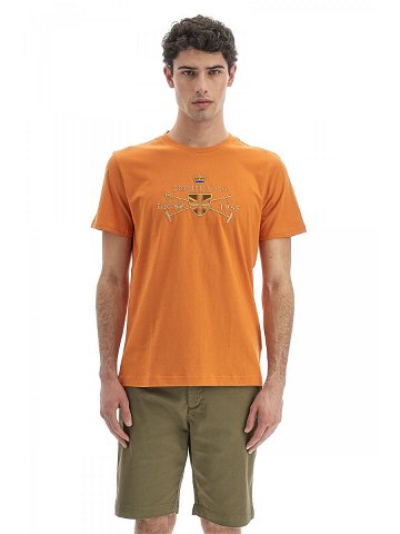 Tričko la martina man t-shirt s s jersey oranžová xxl