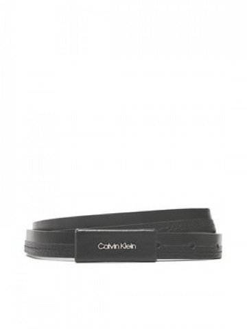 Calvin Klein Dámský pásek Daily Dressed Plaque 2cm Belt K60K610499 Černá