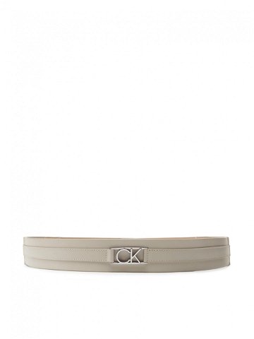 Calvin Klein Opasek Re-Lock 4Cm Belt K60K610500 Béžová