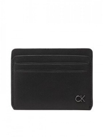 Calvin Klein Pouzdro na kreditní karty Ck Clean Pq Cardholder 6Cc K50K510288 Černá