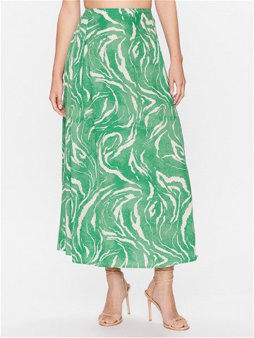 Selected Femme Maxi sukně 16089032 Zelená Regular Fit