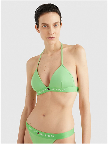 Světle zelený dámský vrchní díl plavek Tommy Hilfiger Underwear