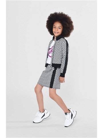 Dětská sukně Michael Kors černá barva mini