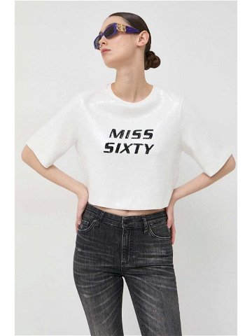 Tričko Miss Sixty bílá barva