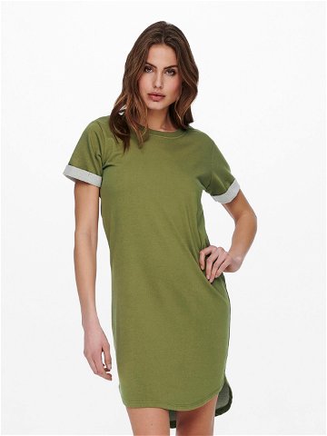 JDY Každodenní šaty Ivy 15174793 Zelená Regular Fit