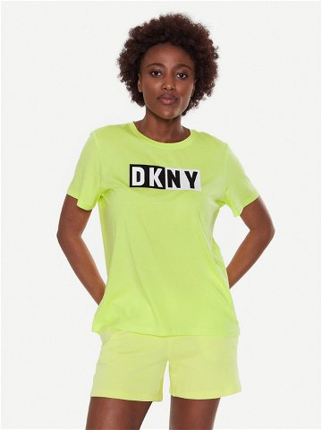 DKNY Sport T-Shirt DP2T5894 Žlutá Classic Fit