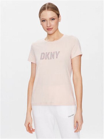 DKNY T-Shirt P9BH9AHQ Růžová Regular Fit