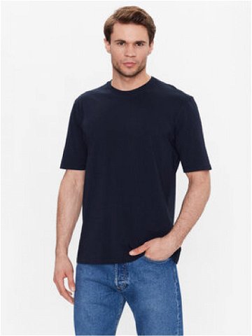 Sisley T-Shirt 3I1XS101J Tmavomodrá Regular Fit