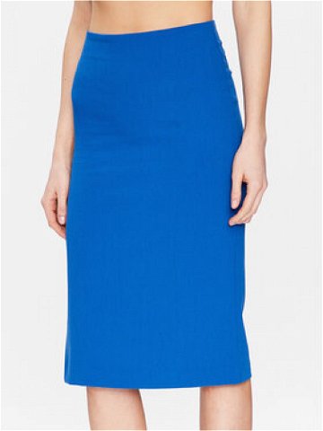 Sisley Pouzdrová sukně 4OLVL0011 Modrá Regular Fit