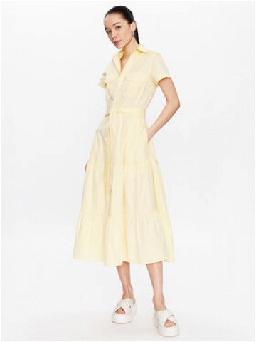 Polo Ralph Lauren Košilové šaty 211904864001 Žlutá Regular Fit