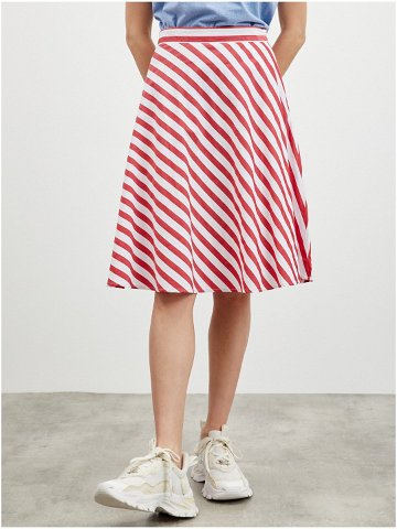 Bílo-červená pruhovaná sukně ZOOT lab Simona