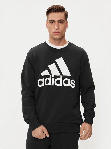 Adidas Mikina Essentials French Terry Big Logo Sweatshirt IC9324 Černá Regular Fit