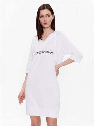 Emporio Armani Underwear Úpletové šaty 164677 3R268 00010 Bílá Regular Fit
