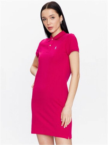Polo Ralph Lauren Každodenní šaty 211799490011 Růžová Regular Fit
