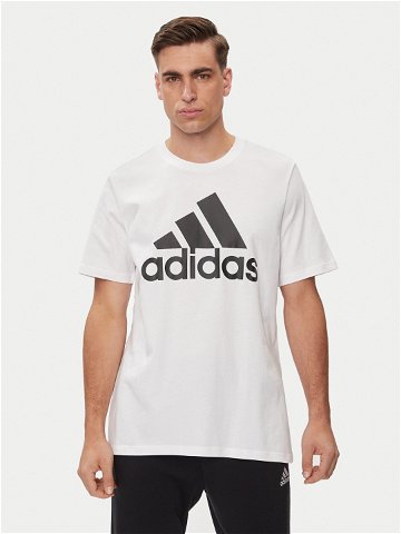 Adidas T-Shirt Essentials Single Jersey Big Logo T-Shirt IC9349 Bílá Regular Fit