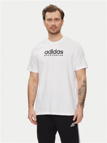 Adidas T-Shirt All SZN Graphic T-Shirt IC9821 Bílá Loose Fit