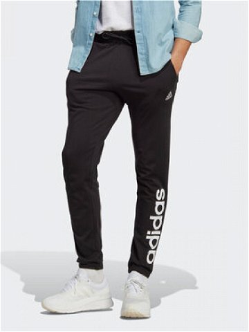 Adidas Teplákové kalhoty Essentials Single Jersey Tapered Elasticized Cuff Logo Joggers IC0055 Černá Regular Fit