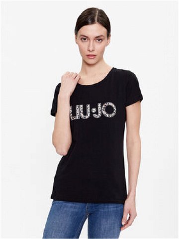Liu Jo T-Shirt VA3025 J5003 Černá Regular Fit