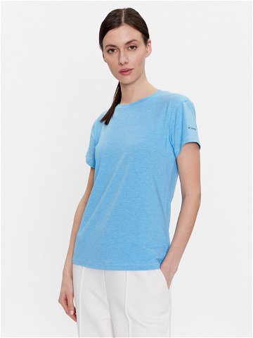 Columbia T-Shirt Sun Trek 1940543 Světle modrá Regular Fit