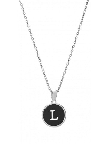 Troli Originální ocelový náhrdelník s písmenem L