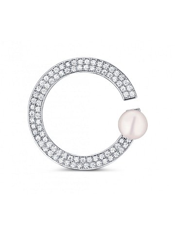 JwL Luxury Pearls Elegantní brož s pravou perlou JL0762
