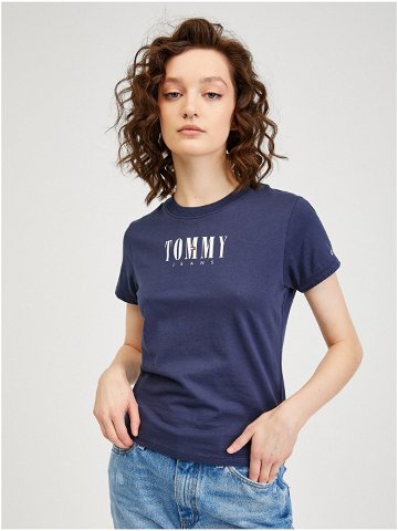 Tmavě modré dámské tričko Tommy Jeans