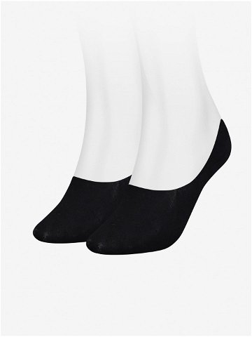 Sada dvou párů černých dámských ponožek Tommy Hilfiger