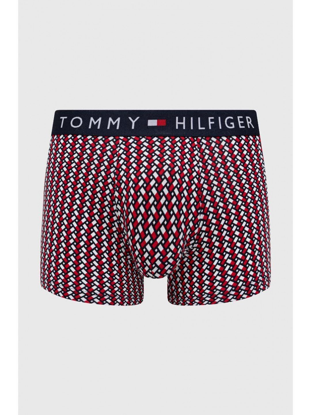 Boxerky Tommy Hilfiger pánské červená barva