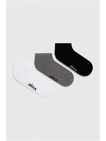 Ponožky Wrangler 3-pack pánské černá barva