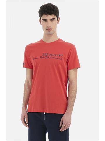 Tričko la martina man t-shirt s s jersey červená m