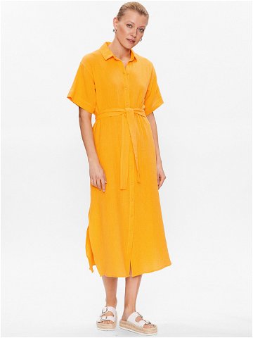 Vero Moda Košilové šaty Natali 10283129 Žlutá Regular Fit