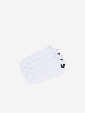 Sada tří pánských ponožek v bílé barvě VANS
