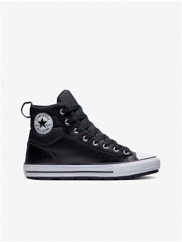 Černé unisex kotníkové tenisky Converse Chuck Taylor All Star Faux Leather Berkshire Boot