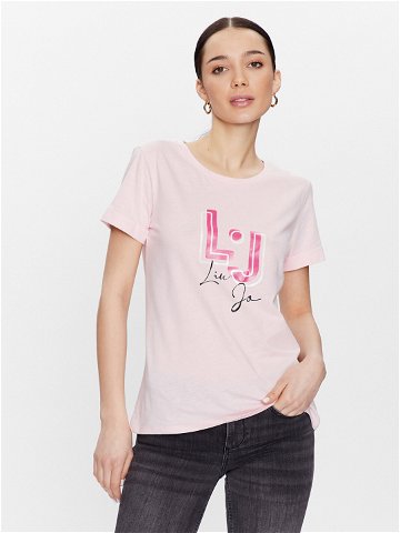 Liu Jo Sport T-Shirt TA3275 J5923 Růžová Regular Fit