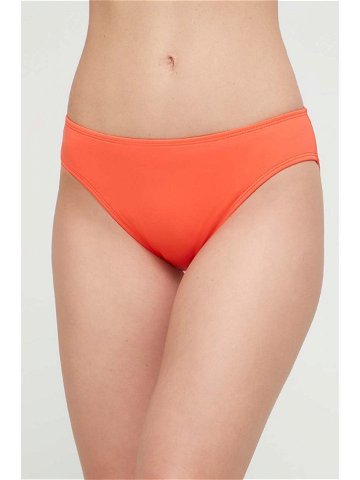 Plavky Lauren Ralph Lauren oranžová barva
