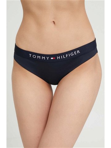 Plavkové kalhotky Tommy Hilfiger tmavomodrá barva