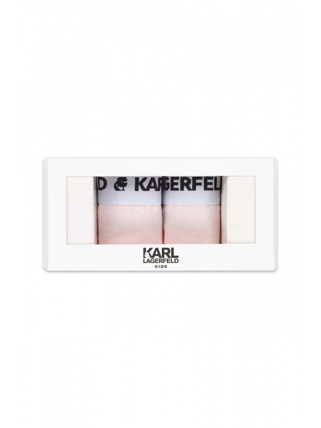 Dětské kalhotky Karl Lagerfeld 2-pack růžová barva