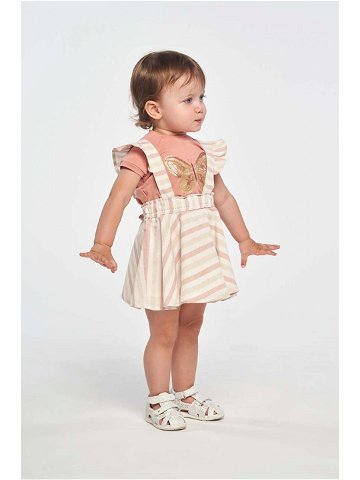 Dětská sukně Birba & Trybeyond béžová barva mini áčková