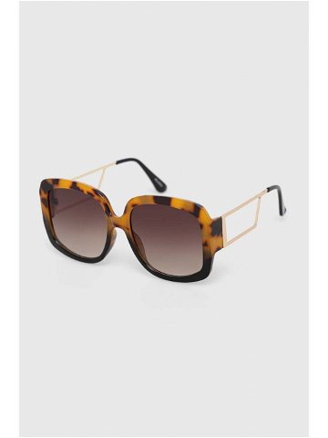 Sluneční brýle Aldo LESNEWTH dámské hnědá barva LESNEWTH 240